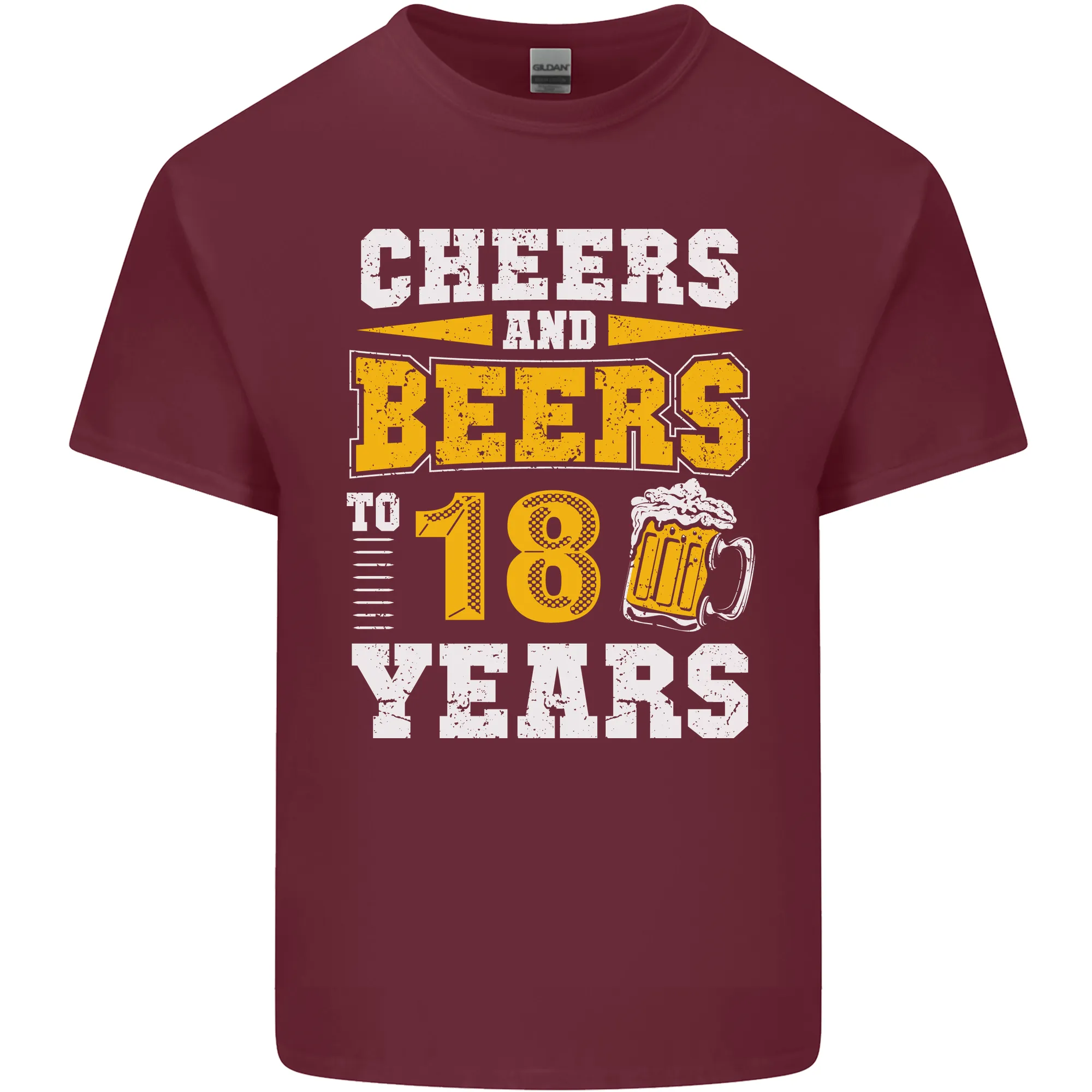 18th Birthday 18 Year Old Funny Alcohol Mens Light Cotton T-Shirt