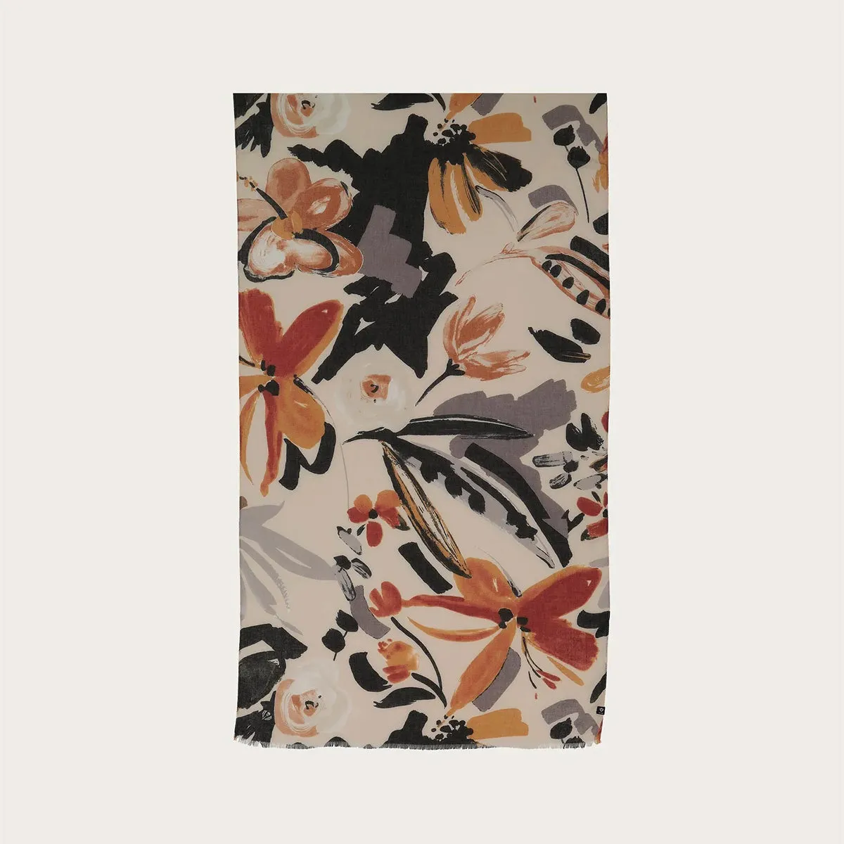 Abstract Floral Design Scarf