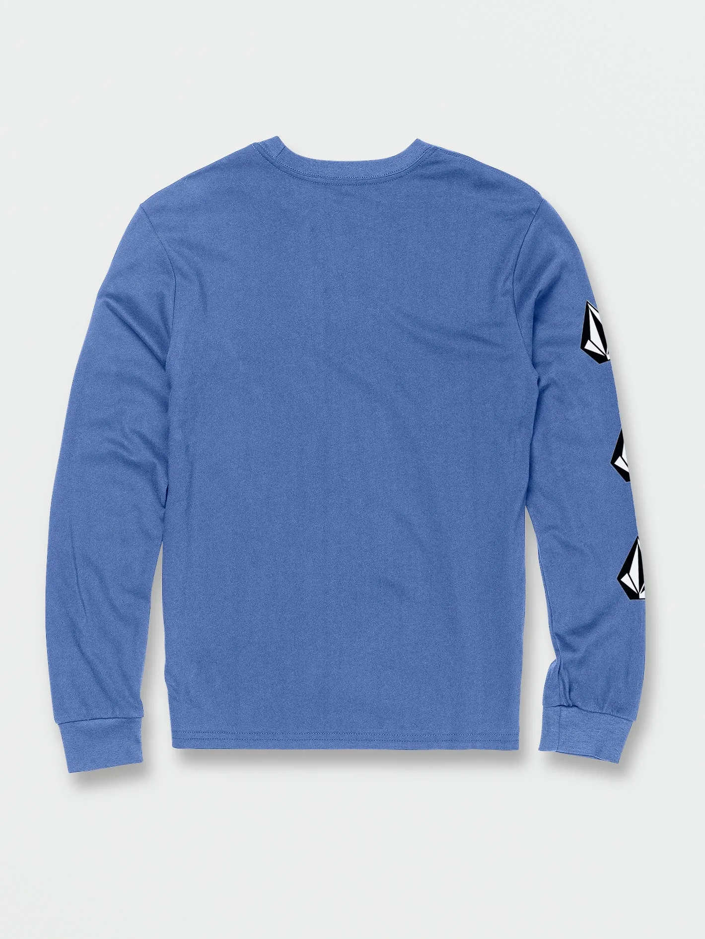Big Boys Iconic Stone Long Sleeve Tee - Marina Blue