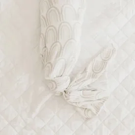 Copper Pearl Knit Swaddle Blanket - Bliss