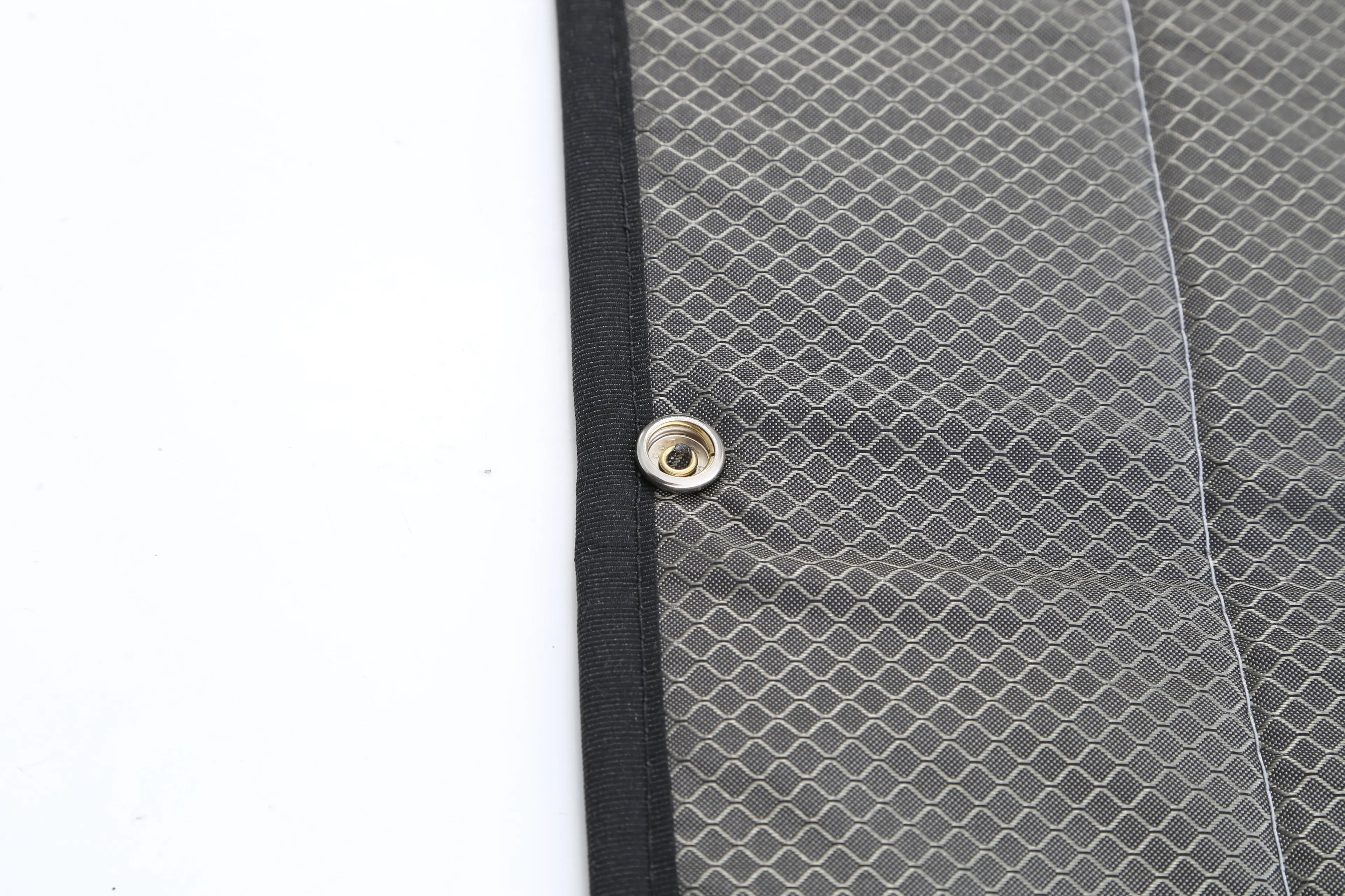 Fabric Panel Bed Window Cover 10in x 36in w/ Button Snaps