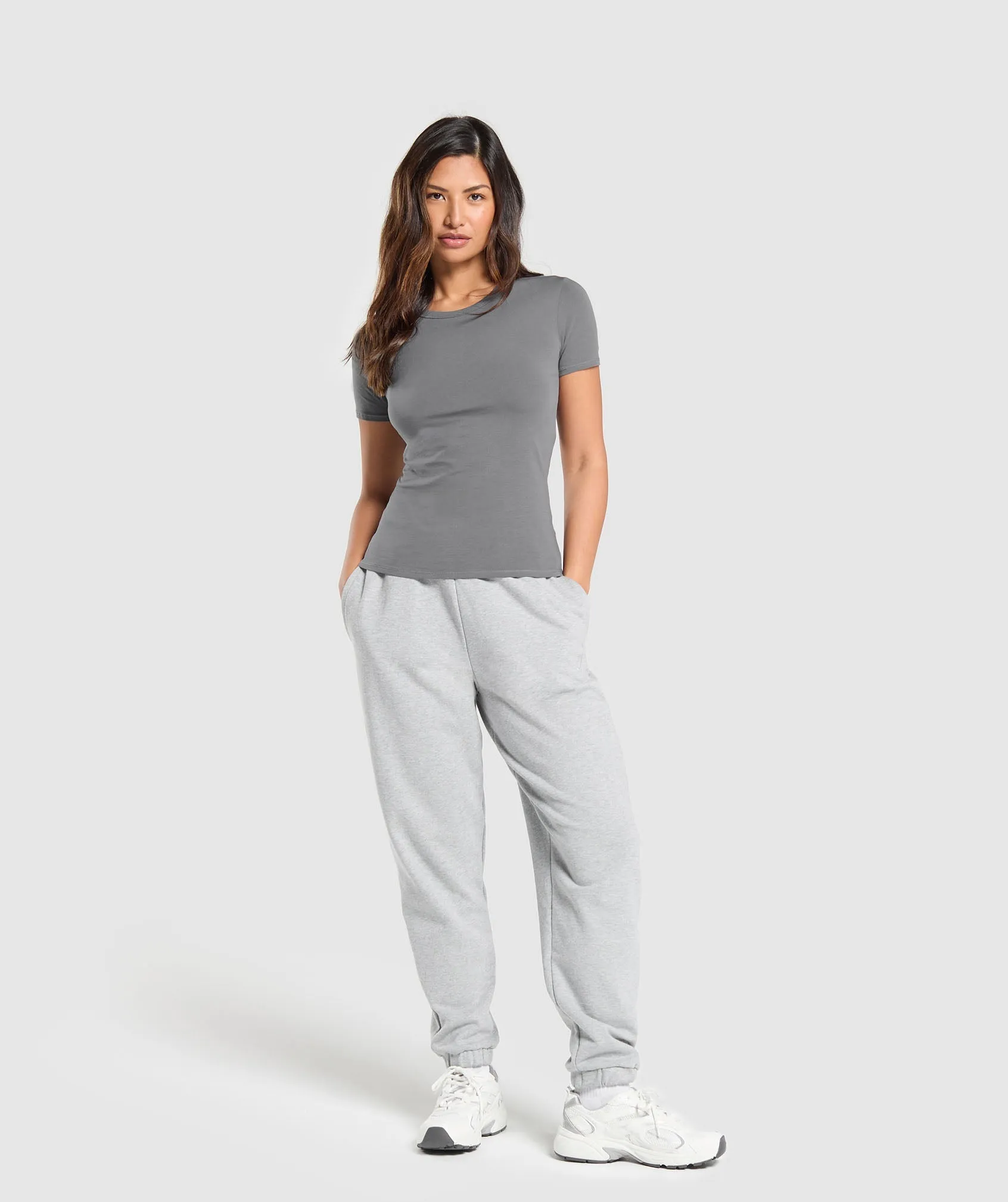 Gymshark Cotton T-Shirt - Brushed Grey