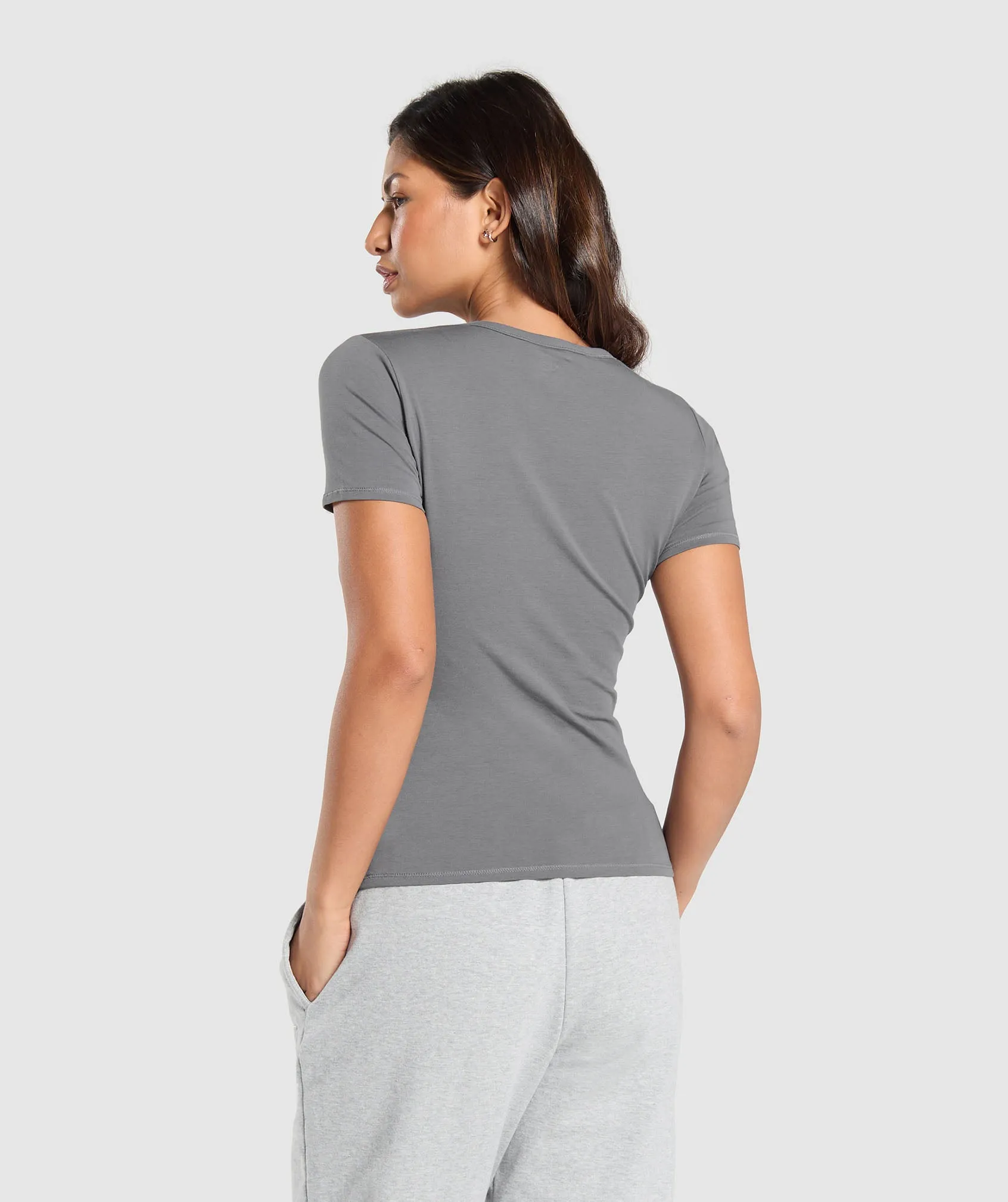 Gymshark Cotton T-Shirt - Brushed Grey