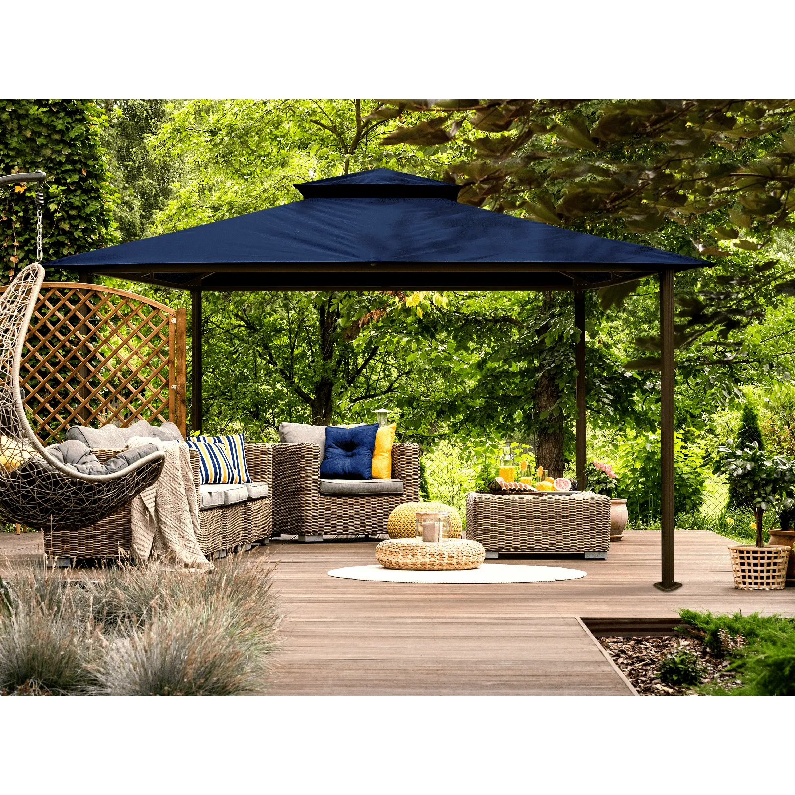 Paragon Outdoor Kingsbury Soft Top Gazebo, Dome-Tex Fabric