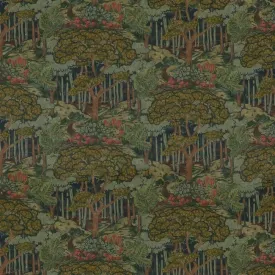 Ruskin Emerald Velvet Fabric