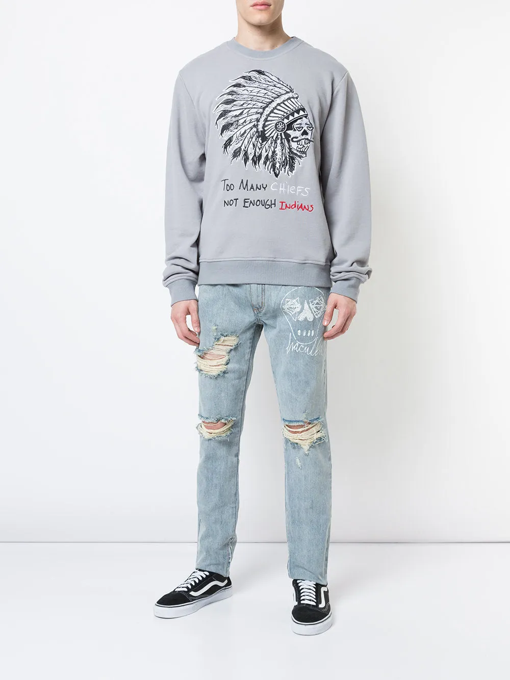 TOO MANY CHIEFS CREWNECK